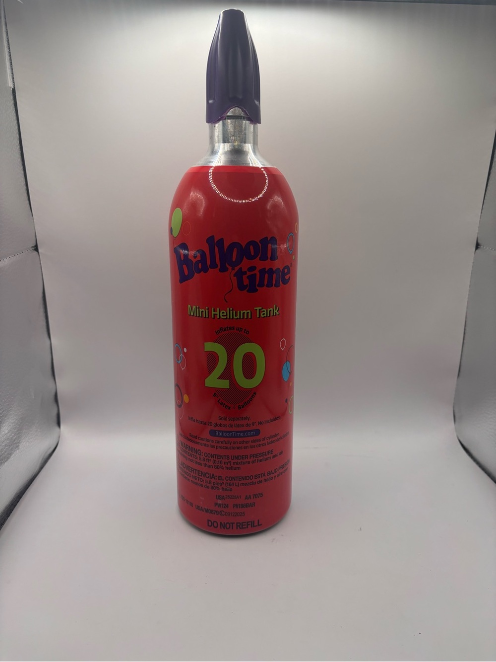 Mini Helium Tank - Red
